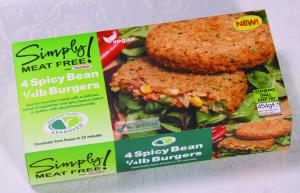 4 Spicy Bean ¼lb Burgers